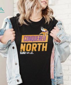 Conquered North Minnesota Vikings NFC North Division Champions Locker Room Shirt