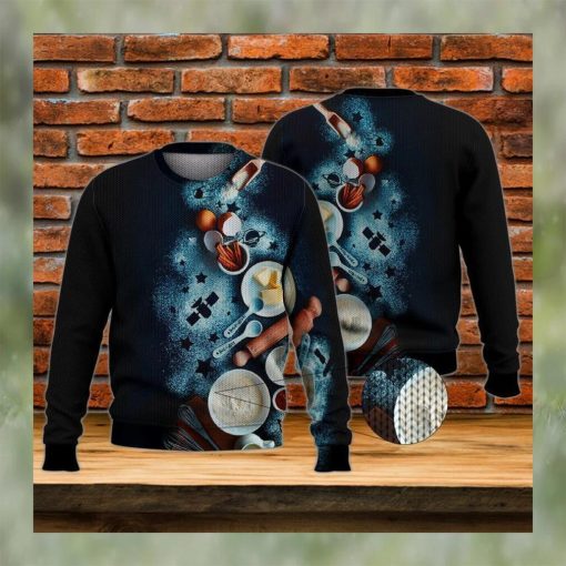 Cook Galaxy Black Ugly Christmas Sweater