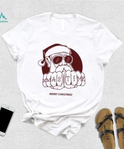 Cool Santa Design Merry Christmas Shirt0
