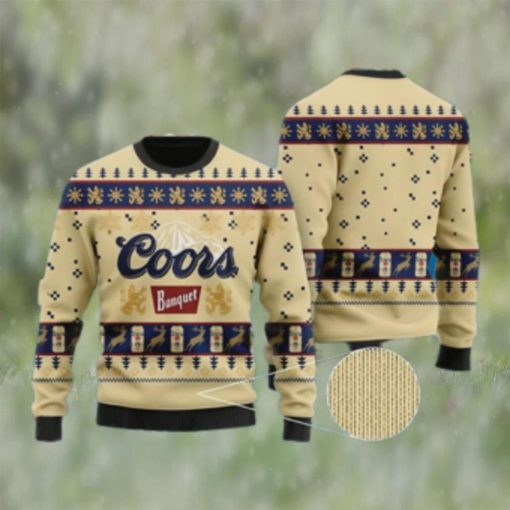 Coors Banquet Ugly Christmas Sweater