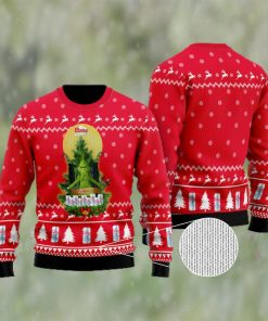 Coors Light Grinch Snow Ugly Christmas Sweater