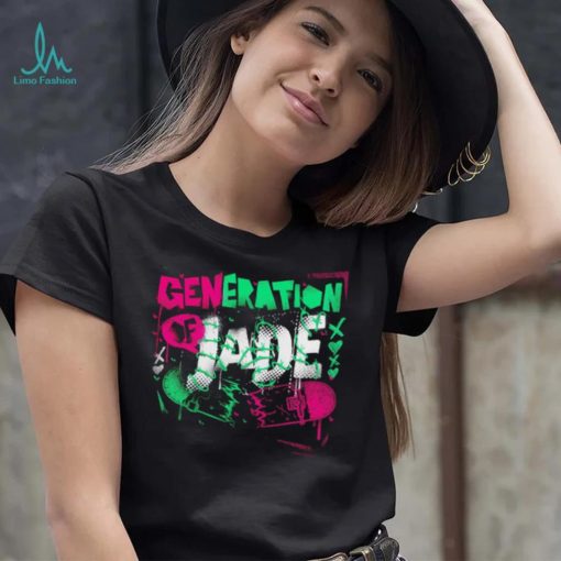 Cora Jade Broken Skateboard Generation of Jade shirt