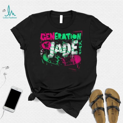 Cora Jade Broken Skateboard Generation of Jade shirt