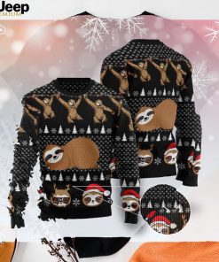 Crazy Sloth Christmas Unisex Crewneck Sweater