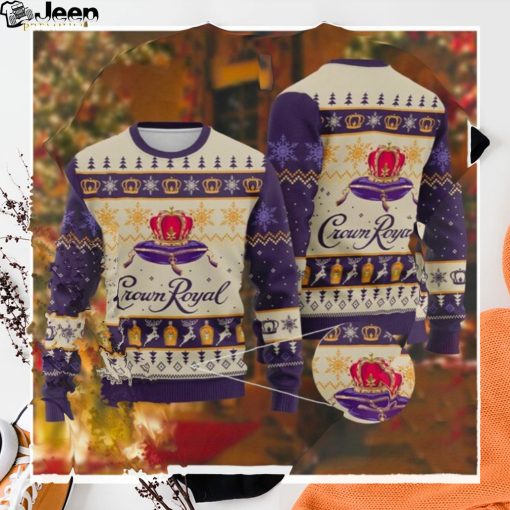 Crown Royal Ugly Knitted Christmas Sweatshirt