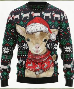 Cute Goat Christmas Graphic Sweater