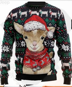 Cute Goat Christmas Graphic Sweater