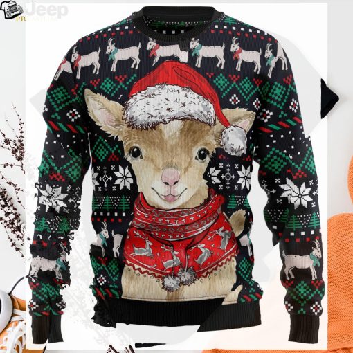 Cute Goat Christmas Graphic Sweater