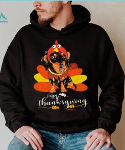 Dachshund Happy thanksgiving shirt