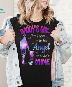 Daddy’s girl I used to be his angel now he’s is mine daughter shirt