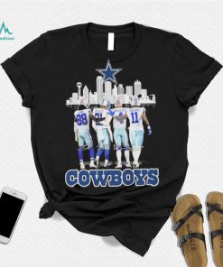 Dallas Cowboys Skyline Team Players Signatures Shirt