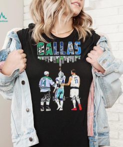 Dallas Skyline Sports Jamie Benn Dak Prescott And Luka Dončić Signatures Shirt