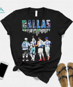 Dallas Skyline Sports Team Players Signatures Shirt