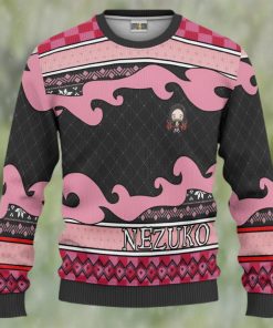 Demon Slayer Custom Nezuko Kamado Christmas Ugly Sweater