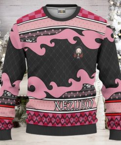 Demon Slayer Custom Nezuko Kamado Christmas Ugly Sweater