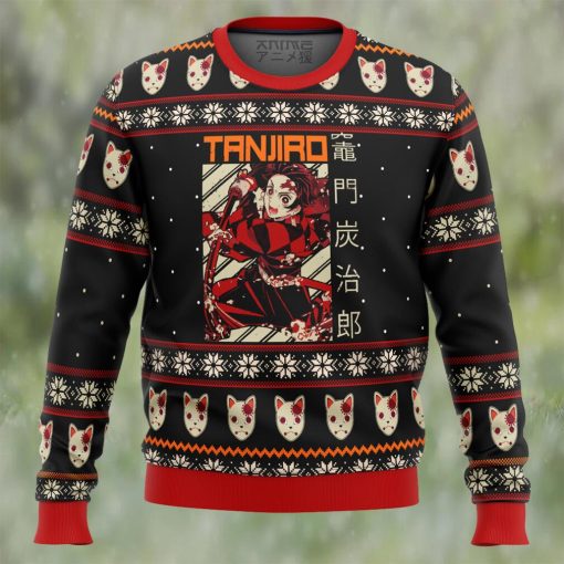 Demon Slayer Tanjiro Ugly Christmas Sweater