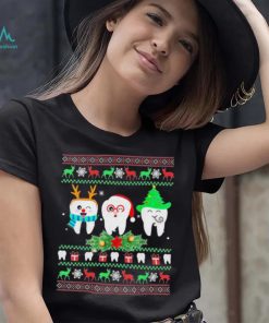 Dental Hygienist Dentist Ugly Christmas Sweater Dentist Design Shirt