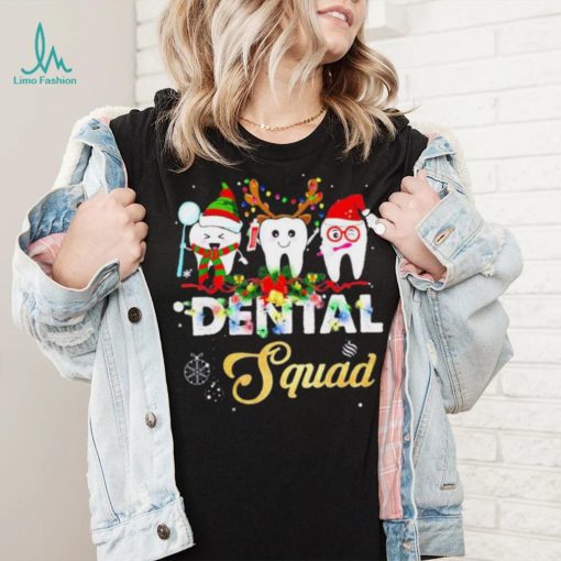 Dentist Hygienist Christmas Dental Squad Shirt