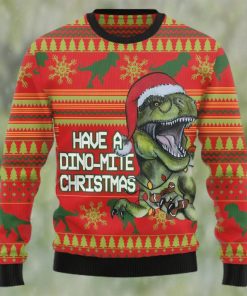 Dinosaur Funny Christmas Sweater For Men Women