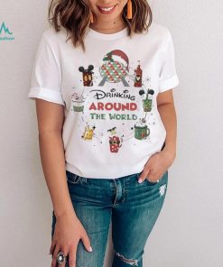 Disney Drinking Around The World Merry Christmas shirt