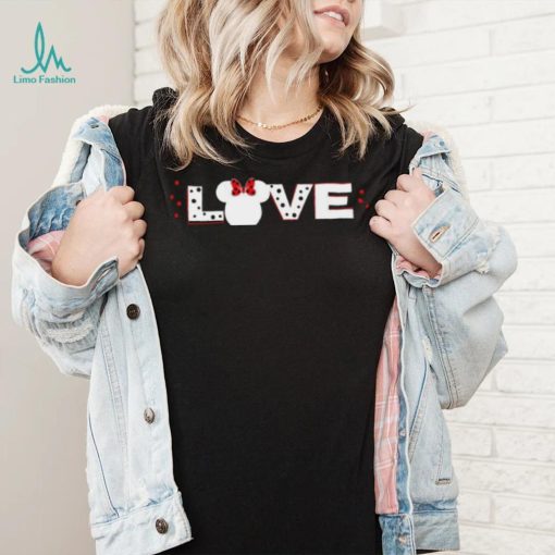 Disney Minnie Mouse Love Shirt, Cute Gift For Her, Funny Valentines Day Gift