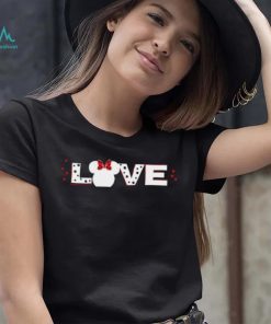 Disney Minnie Mouse Love Shirt, Cute Gift For Her, Funny Valentines Day Gift