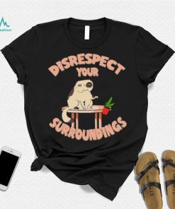 Disrespect Your Surroundings, Cat Shirt, Cat Lover, Funny Shirt