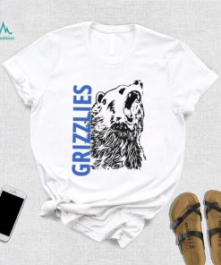 Distressed Grizzly Bear Sports Or Workout Design Memphis Grizzlies Shirt