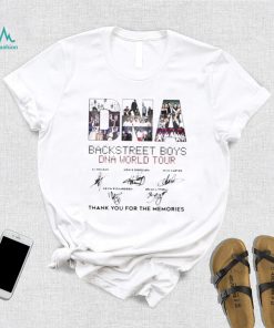 Dna Backstreet Boys Dna World Tour Thank You For The Memories Shirt