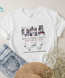 Dna Backstreet Boys Dna World Tour Thank You For The Memories Shirt