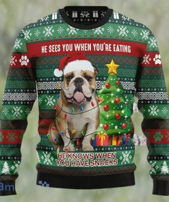 Dog Santa Ugly Christmas Sweater Unisex