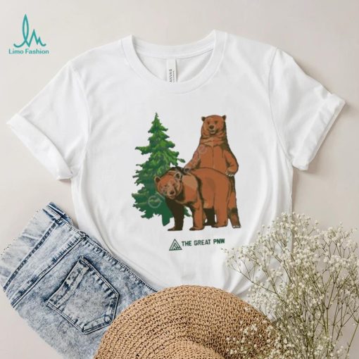Donny wearing the great pnw woodsy shirt