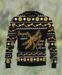 DragonfLy SunfLower All Over Print Ugly Christmas Sweater