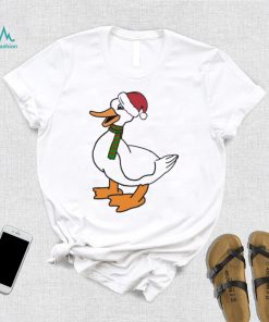 Duck Christmas Funny Santa Duck Shirt0