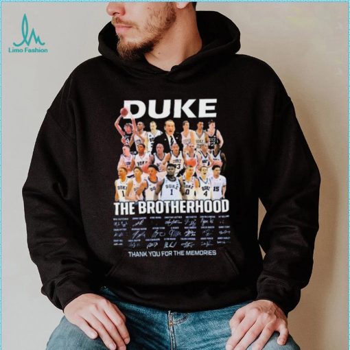 Duke Blue Devils The Brotherhood Thank You For The Memories Shirt0
