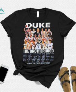 Duke Blue Devils The Brotherhood Thank You For The Memories Shirt3