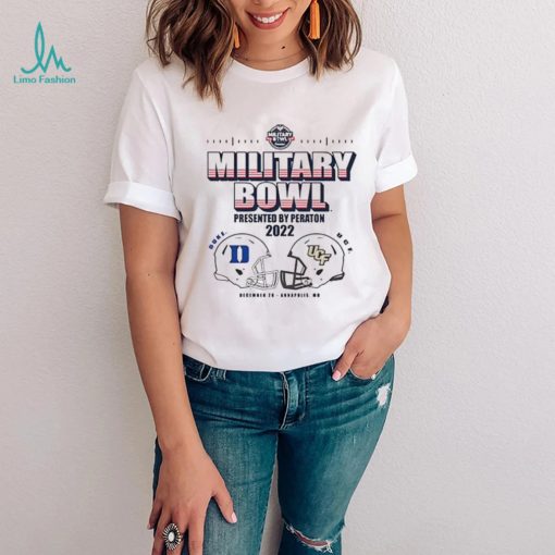 Duke Blue Devils vs UCF Knights Military Bowl 2022 Matchup shirt