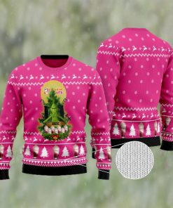 Dunkin Donuts Grinch Snow Ugly Christmas Sweater