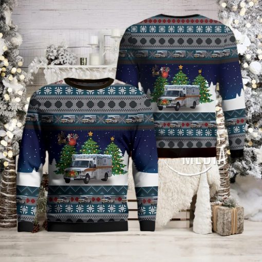 Durham, New Hampshire, McGregor Memorial EMS Ugly Christmas Sweater