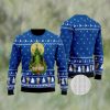 Eggo Grinch Snow Ugly Christmas Sweater