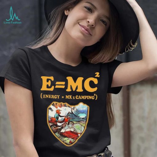 EMC2 Motorcycle and camping on the mountain shirt