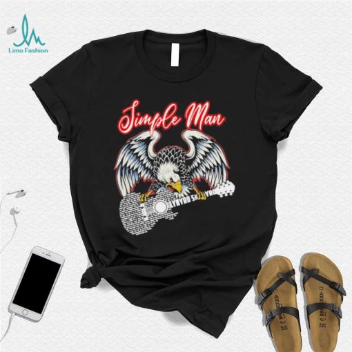 Eagle Simple Man Lynyrd Skynyrd Guitar T shirt