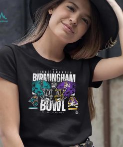 East Carolina Pirates vs Coastal Carolina Chanticleers 2022 TicketSmarter Birmingham Bowl Shirt