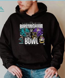 East Carolina Pirates vs Coastal Carolina Chanticleers 2022 TicketSmarter Birmingham Bowl Shirt