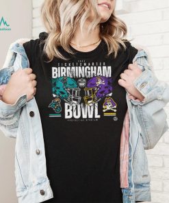 East Carolina Pirates vs Coastal Carolina Chanticleers 2022 TicketSmarter Birmingham Bowl Shirt