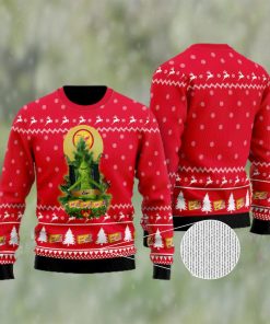 Eggo Grinch Snow Ugly Christmas Sweater