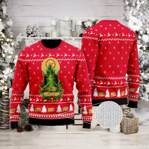 Eggo Grinch Snow Ugly Christmas Sweater