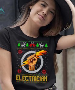 Electrician Christmas ugly shirt