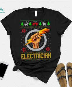 Electrician Christmas ugly shirt