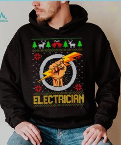 Electrician Christmas ugly shirt